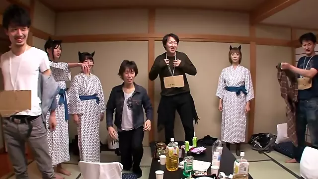 Nanami Hirose & Uta Kohaku & Yuka Osawa in Orgy With Cute Devils In Lingerie - CosplayInJapan