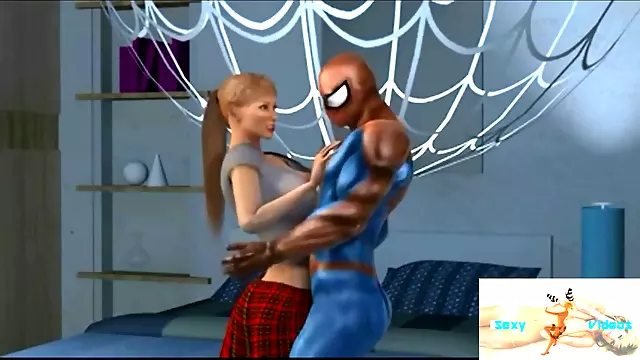 Spider Dude having Intercourse