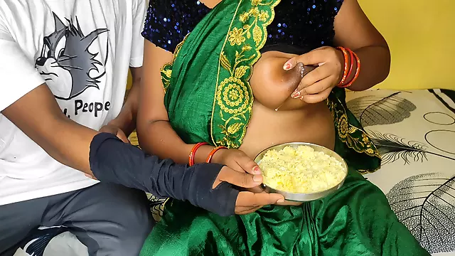 Sister-in-law Fed Food With Her Milk To Her Brother-in-law Hindi Video P2