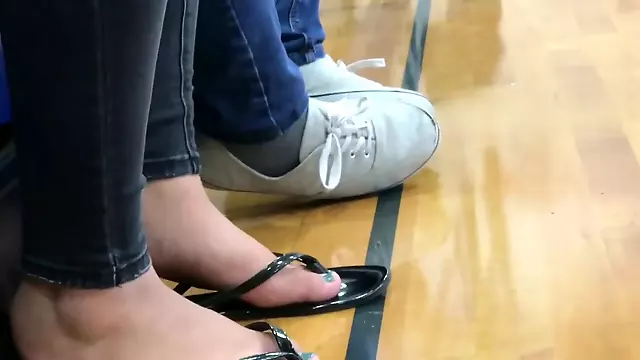 Candid feet in class, candid, candid teen feet class