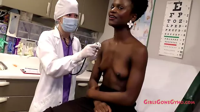Doctor Tampa In Athletic Ebony Rina Arem Gets A Stimulating Exam From Doctor Stacy Shepard And Film At