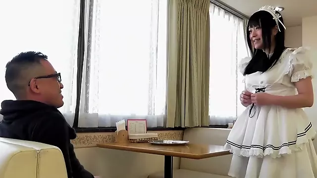 Incredible Japanese slut in Fabulous Teens, Maid JAV clip