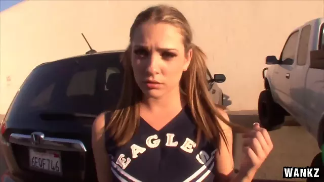 Dahlia Sky is a Sexy Naughty Cheerleader