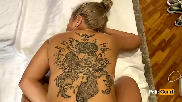 Yakuza babe, anal close up massage, asian oiled