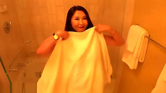 Chinese Milf Creams on a White Cock