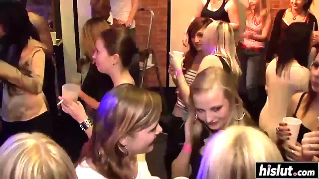 Gorgeous girls like to dance at the party
