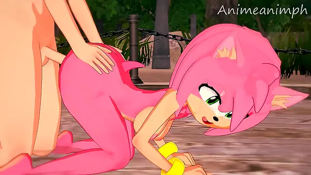 Anime hentai, amy rose