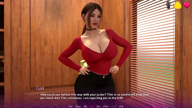 3D office game Part 1: indulge in hentai toon fun