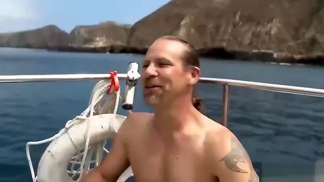 Marsha May Sucks Dick On A Boat