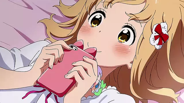 Anime yuri boobs, anime yuri kiss 1, anime yuri