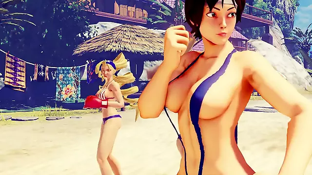 Street fighter v, street fighter 3d, holly wolf nude video