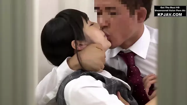 18yo Japanese Teen Secretary Starts A New Job - Public Asian hardcore with cumshot