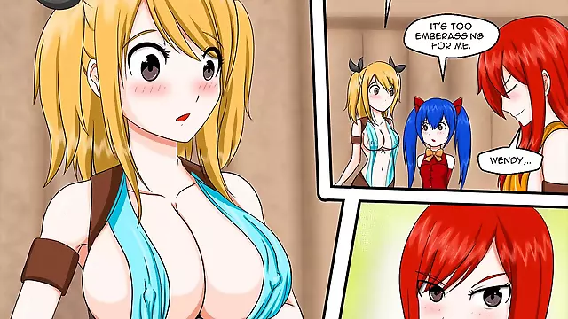 Breast expansion, belly expansion, inflation hentai