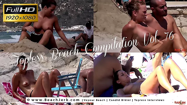 Topless beach compilation vol.76 - BeachJerk